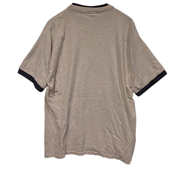 Vintage Notre Dame Fighting Irish Leprechaun Logo Graphic T-Shirt Ringer Tee - Picture 2 of 5